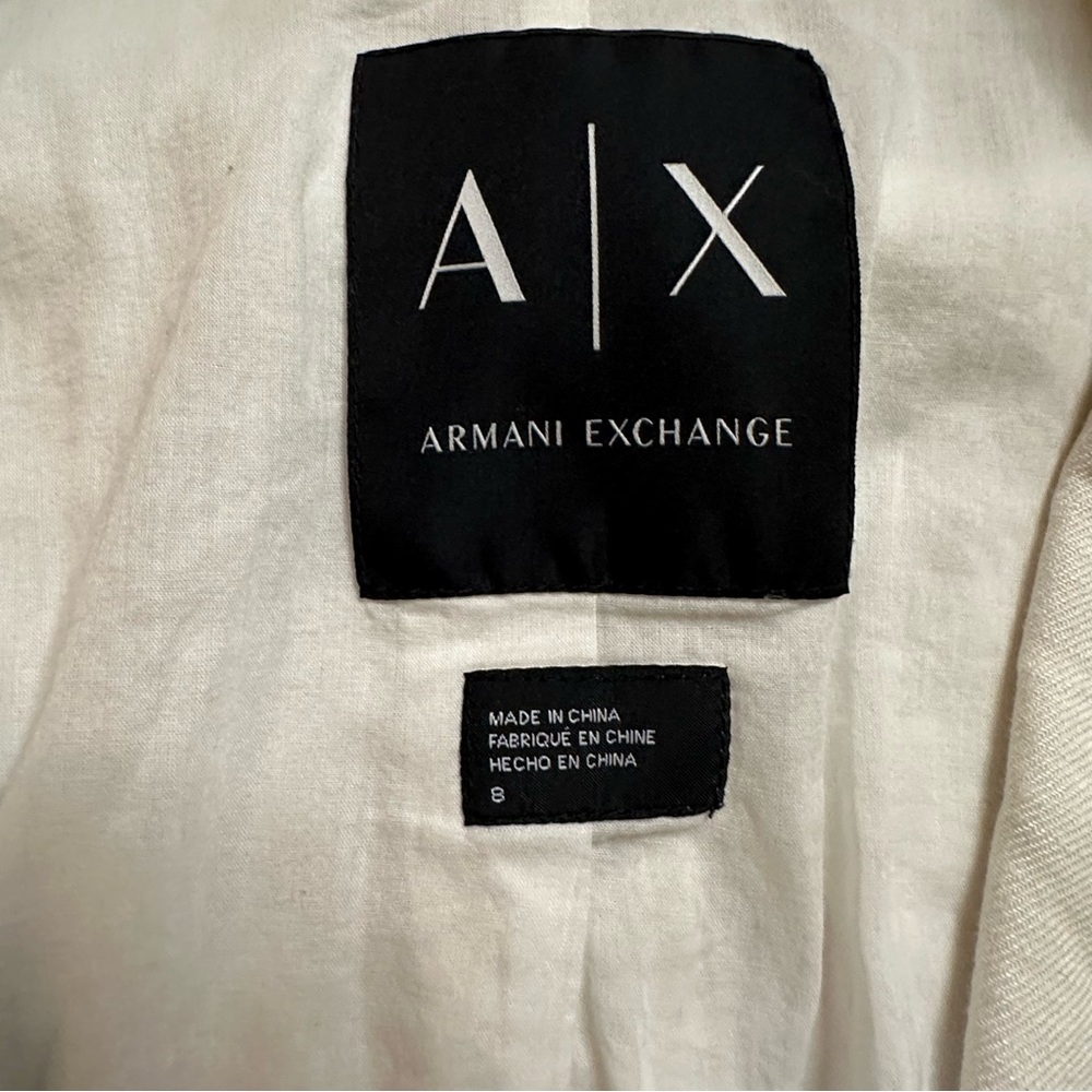 EUC Armani Exchange Linen Women's Fit Blazer - Picture 4 of 4